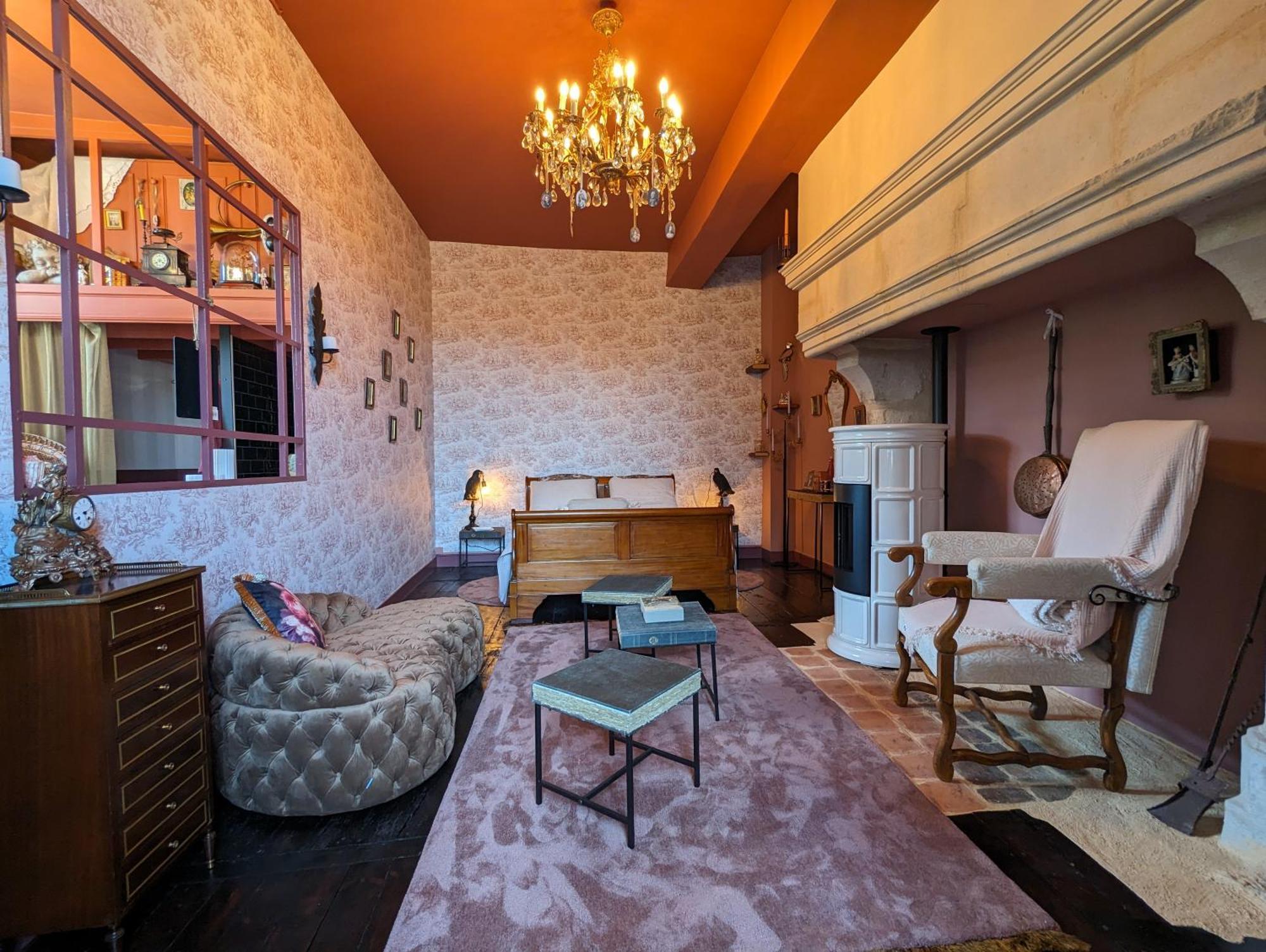Bed and Breakfast Manoir Des Arts Confolens Exterior foto